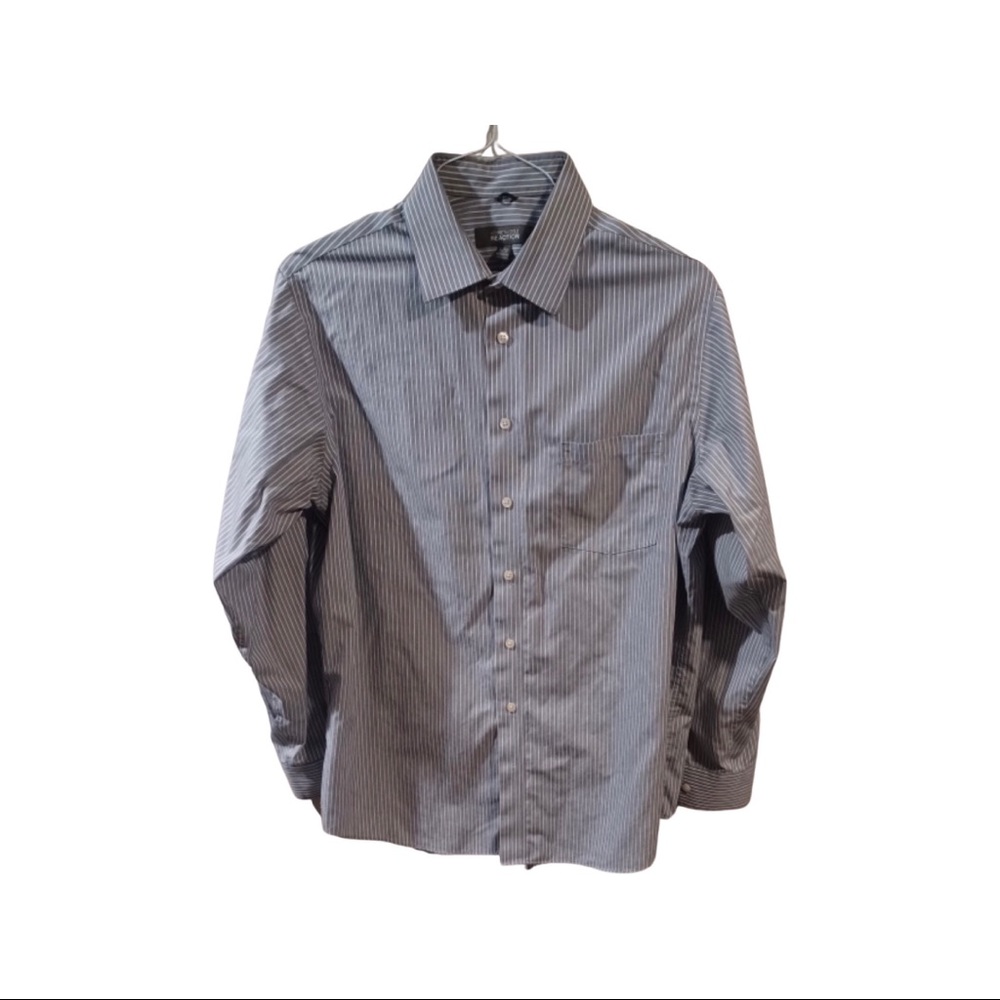 Kenneth Cole Reaction Brand Dress Shirt. Large Size. 34-35 Regular Fit.
